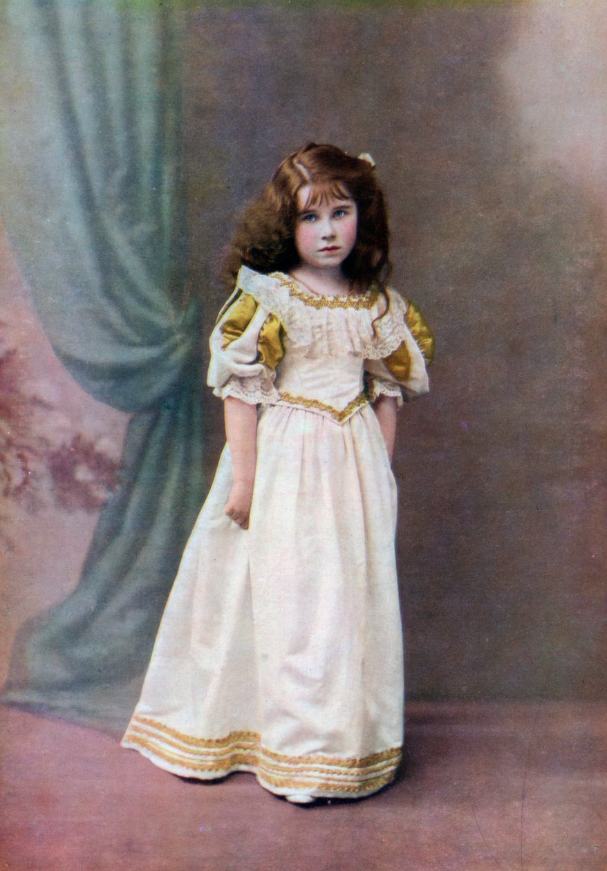 伊丽莎白·鲍伊斯·里昂夫人，六岁，1906-1907年，1923年 作者 不明