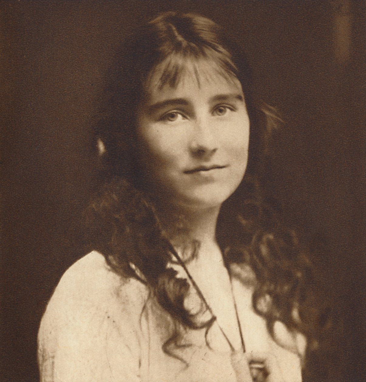 伊丽莎白·鲍伊斯·里昂夫人（少女时代），c1917，1937年 作者 不明