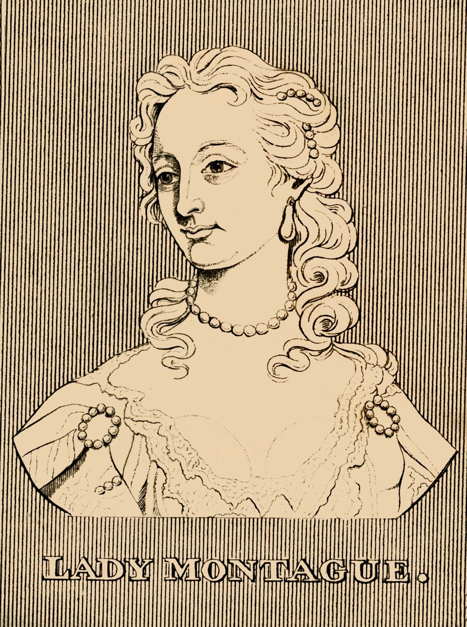 蒙塔古夫人（Lady Montague），1689年-1762年，1830年。 作者 不明