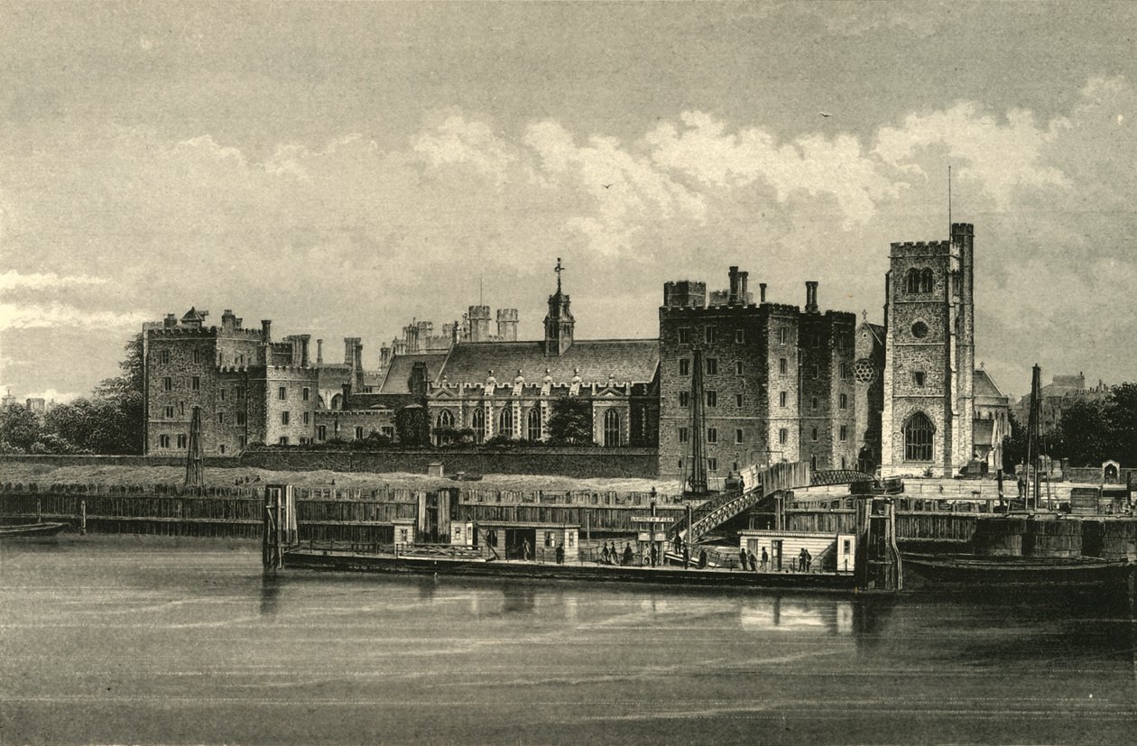 兰贝斯宫（Lambeth Palace），建于1876年。 作者 不明