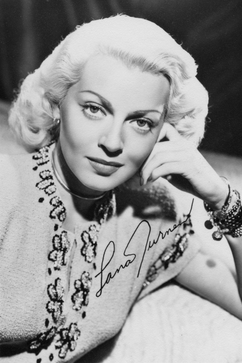 拉娜·特纳（Lana Turner）1921-1995，美国女演员，c1940年代 作者 不明