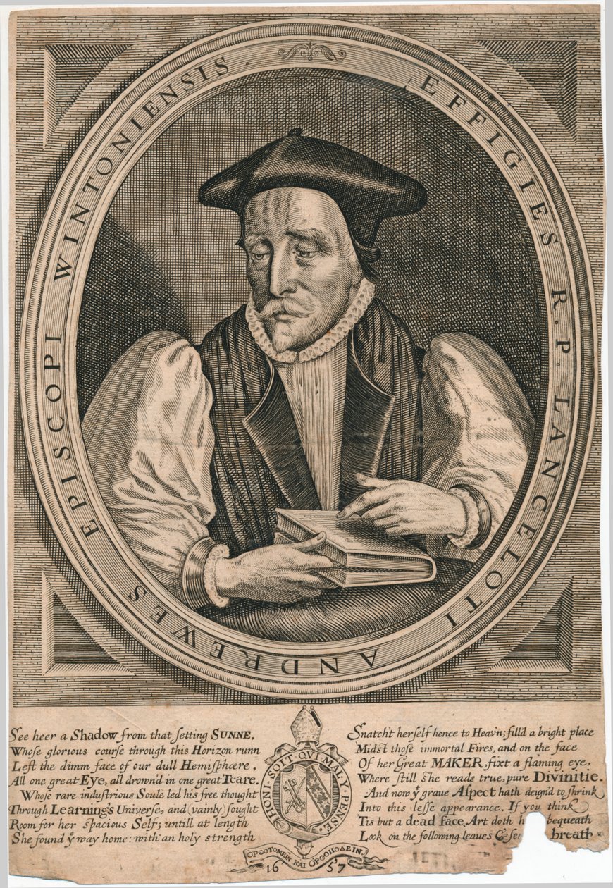 兰斯洛特·安德鲁斯（Lancelot Andrewes），1657年。 作者 不明