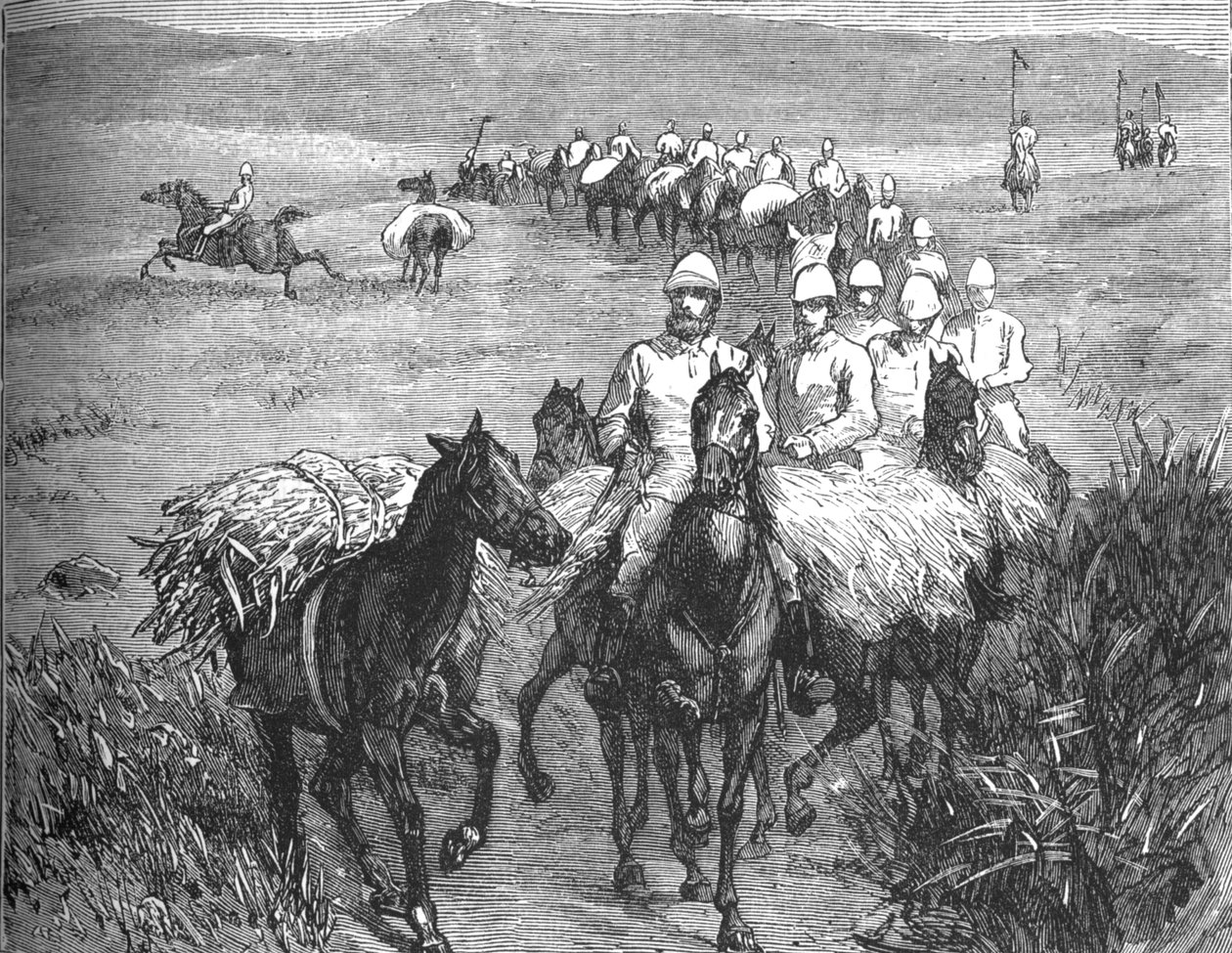 枪骑兵从突袭归来，c1880 作者 不明
