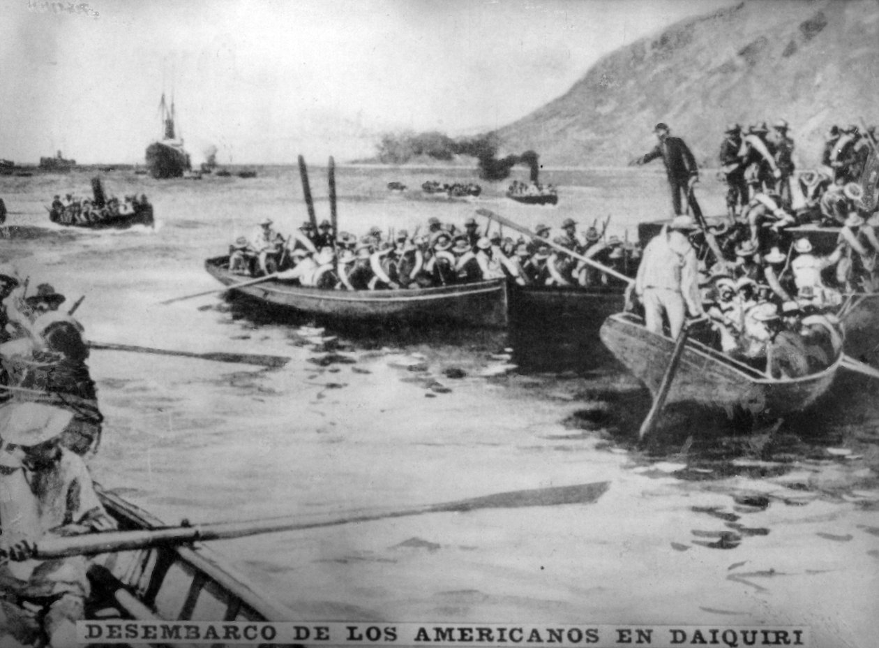 美国人在1898年，1920年代在代基里登陆。 作者 不明