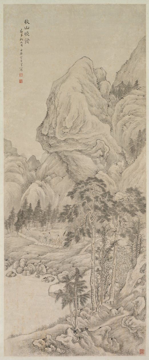景观，1644-1911年。 作者 不明