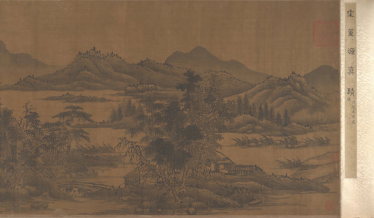 景观，17世纪。 作者 不明