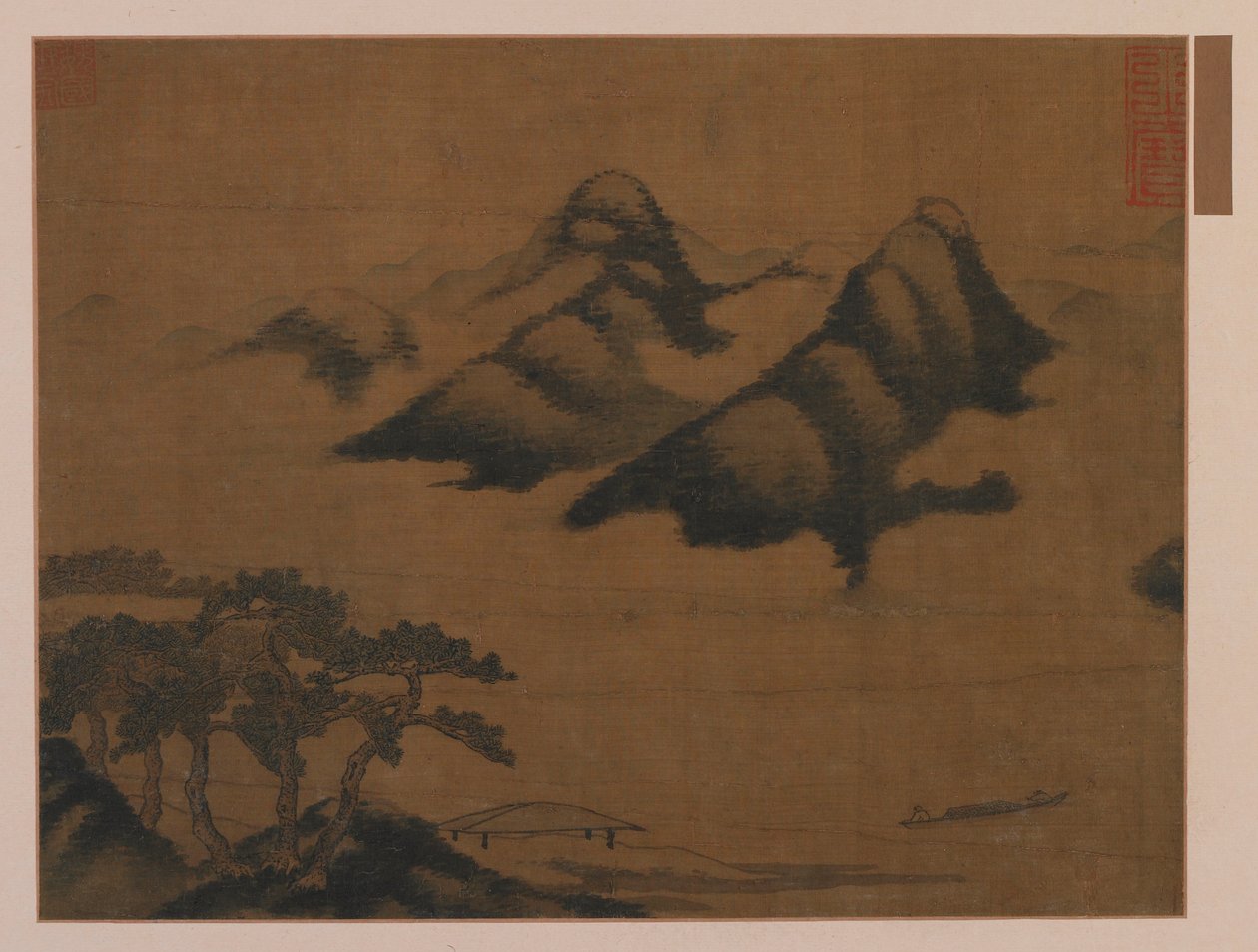山水，明代，1319-1644年。 作者 不明