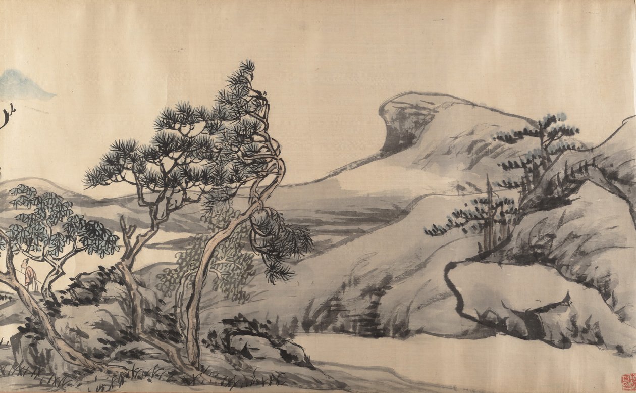 景观，20世纪初。 作者 不明