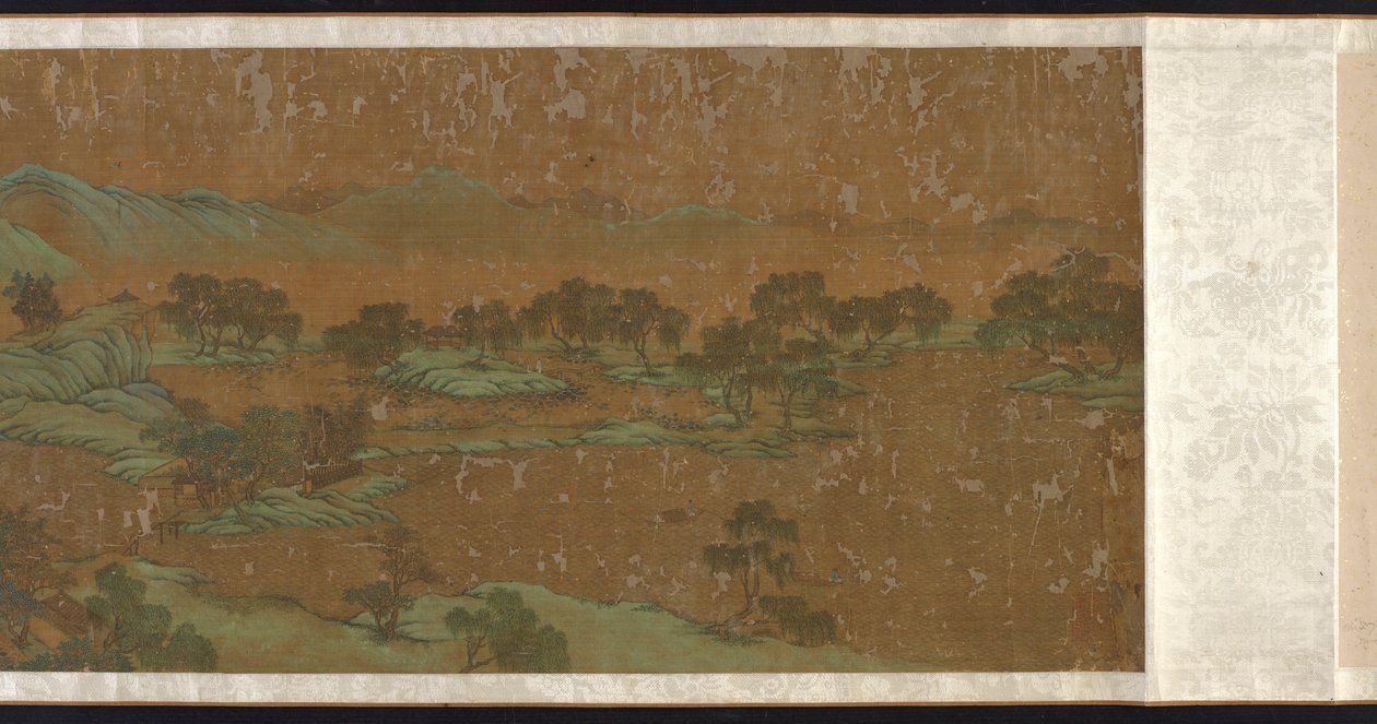 青绿山水，明或清代，17-18世纪。 作者 不明