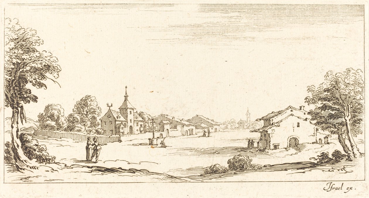 景观，在1635年或之后。 作者 不明