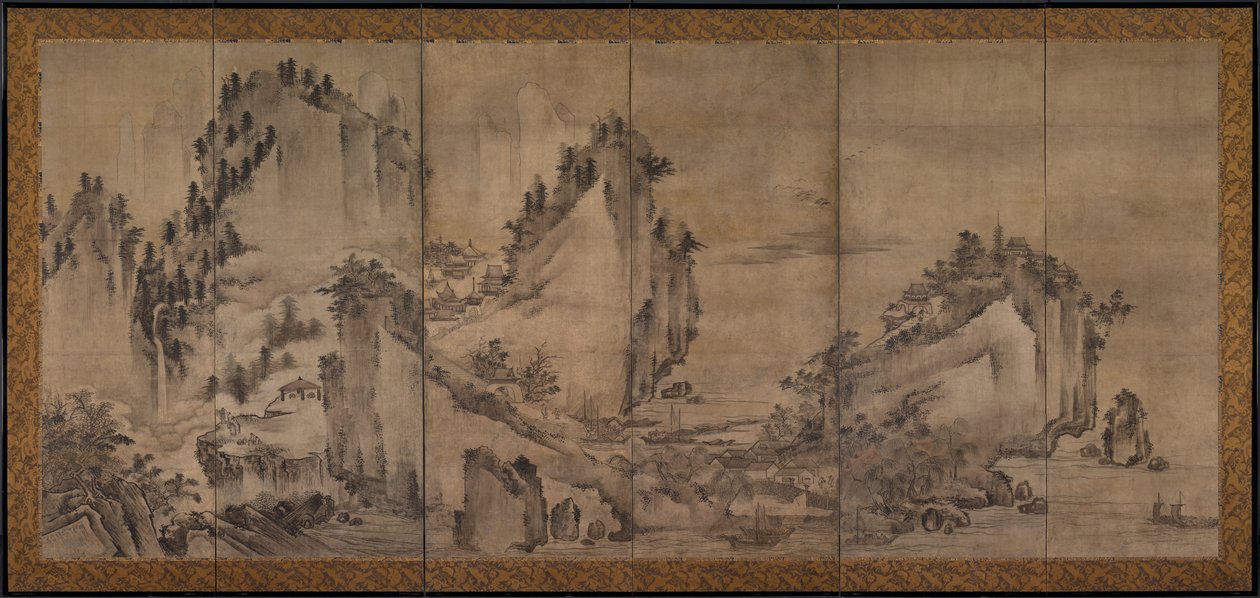 景观，是1500年代的后半叶。 作者 不明