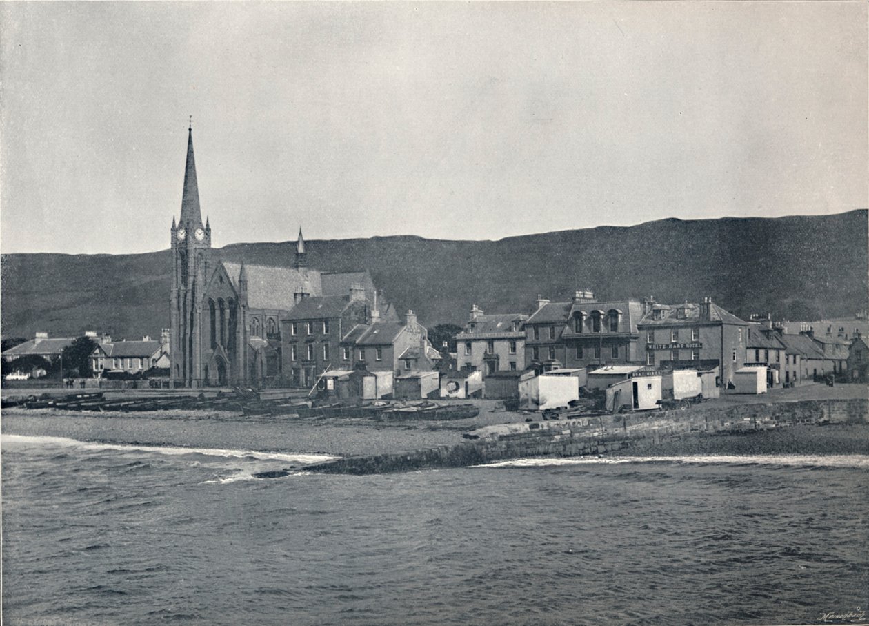 Largs-From the Sea，1895年 作者 不明