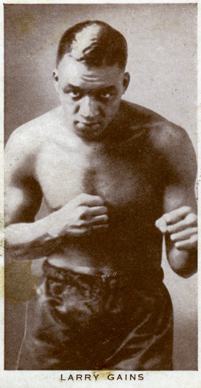 拉里·盖恩斯（Larry Gains），加拿大拳击手，1938年 作者 不明