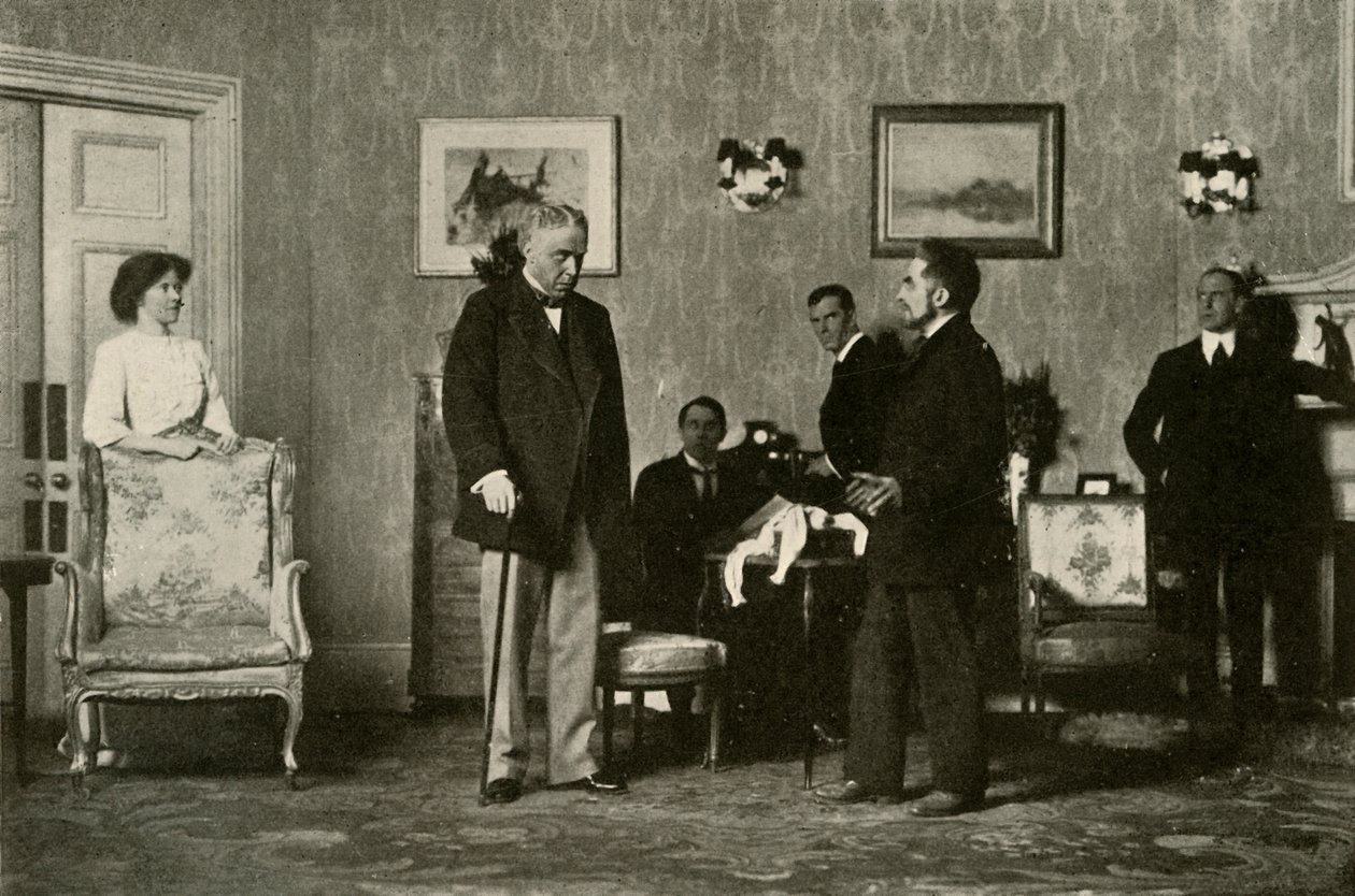 《争斗的最后一幕》，1909年，1928年。 作者 不明
