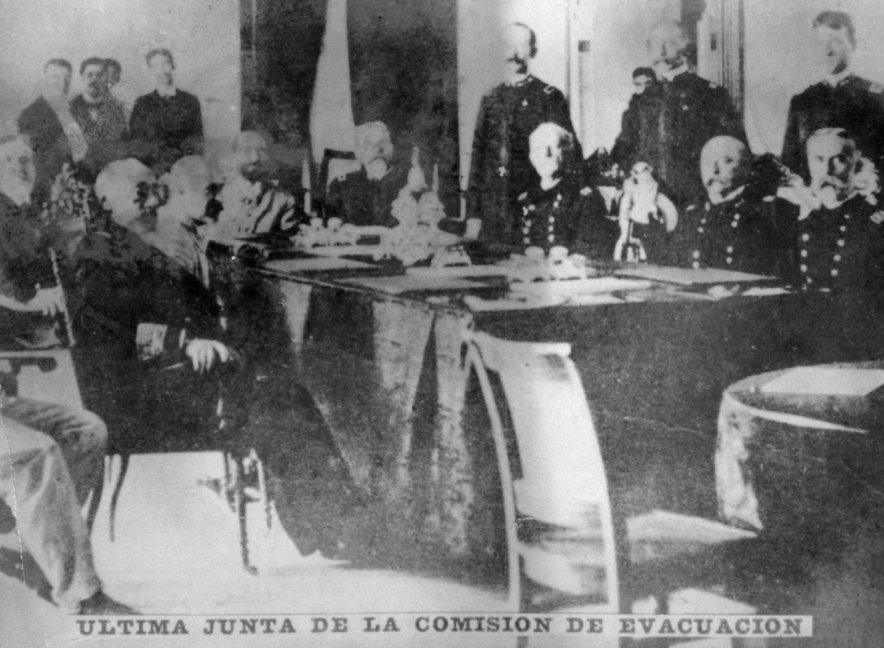 疏散委员会的最后一次会议，1898年，1920年代 作者 不明