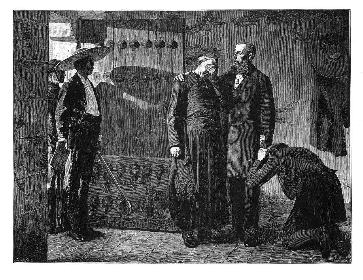 马克西米利安皇帝的最后时刻，1867年，十九世纪末 作者 不明