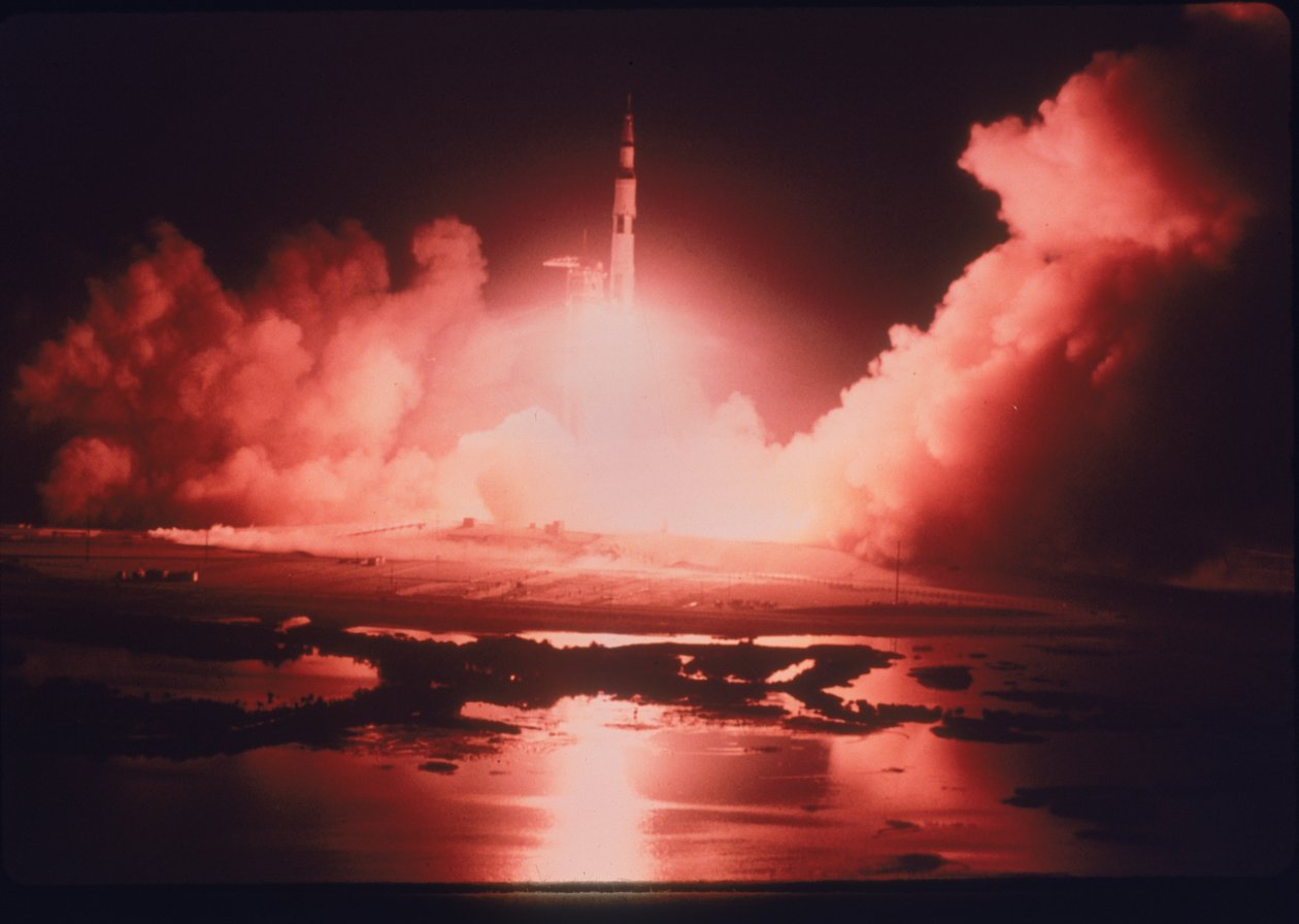 1972年发射阿波罗17号任务 作者 不明