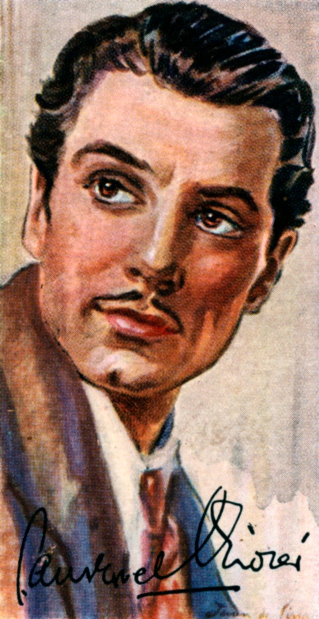 劳伦斯·克尔·奥利维尔（Laurence Kerr Olivier），奥利维尔男爵（Baron Olivier），1907-1989年，奥斯卡金像奖最佳男演员和导演， 作者 不明