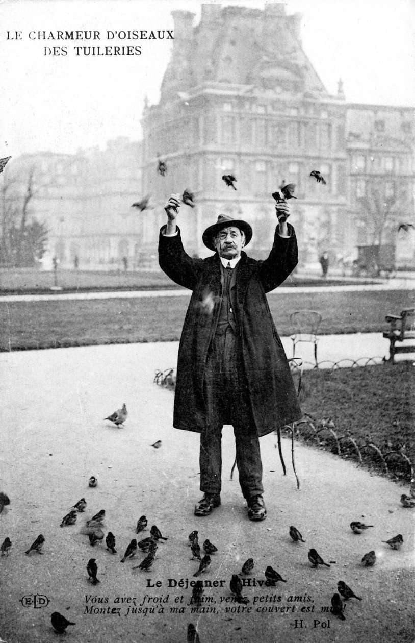 Le Charmer DOiseaux Des Tuileries，二十世纪 作者 不明