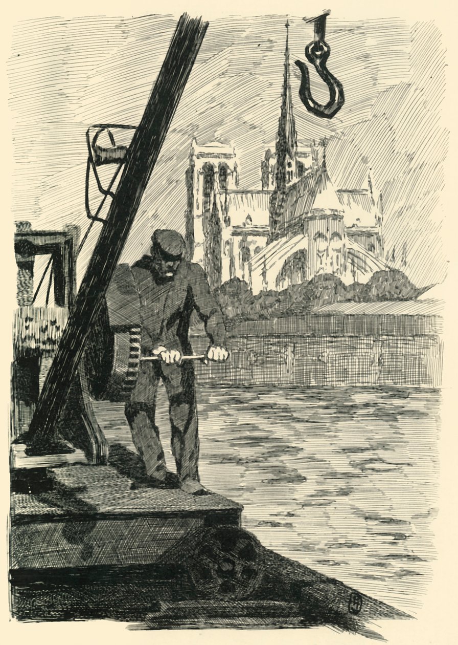 Le Chevet de Notre-Dame，Le Matin，1903年。 作者 不明