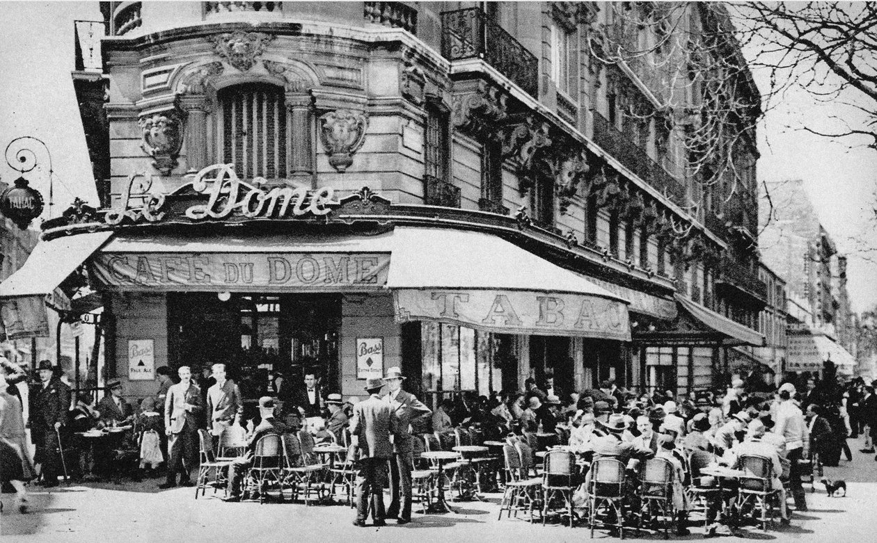Le Dôme, Boulevard du Montparnasse. 作者 不明