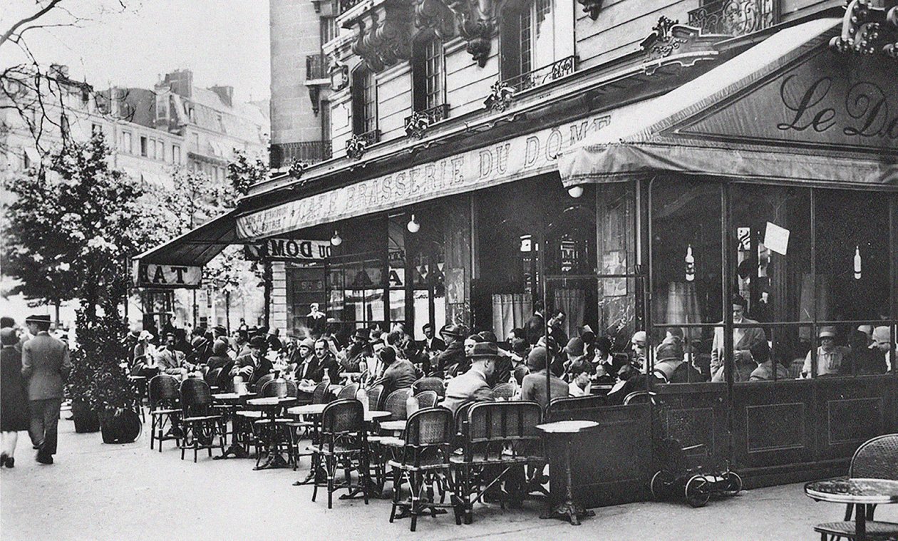 Le Dôme, Boulevard du Montparnasse. 作者 不明