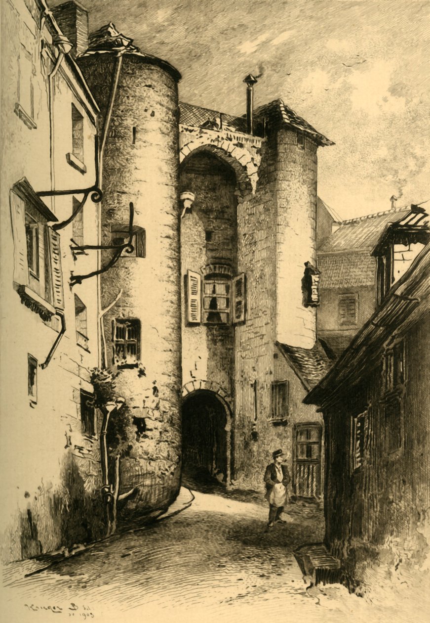 1903年，位于Laon Aisne的Passage DesChénizelles。 作者 不明
