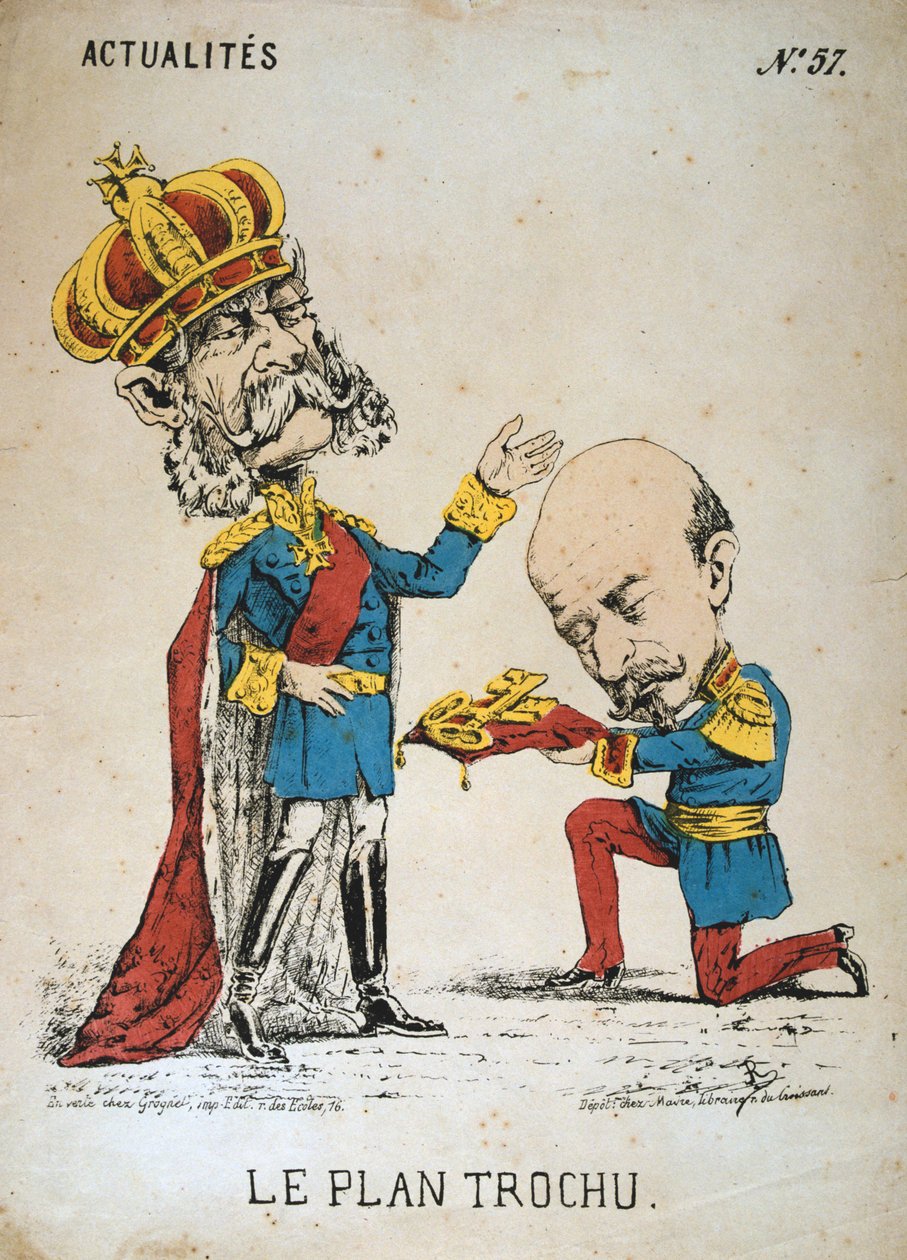 Le Plan有点，1870-1871年 作者 不明