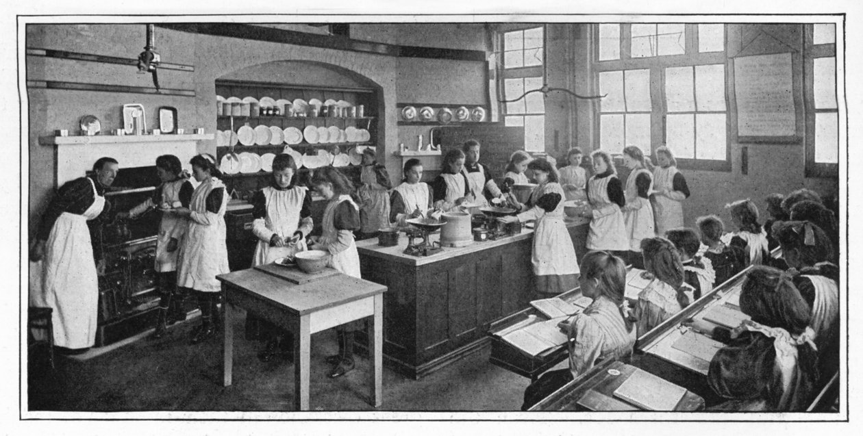 学习烹饪，伦敦，c1900 1901年 作者 不明