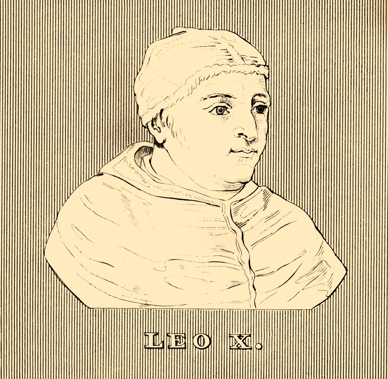 狮子座X，1475-1521年，1830年。 作者 不明