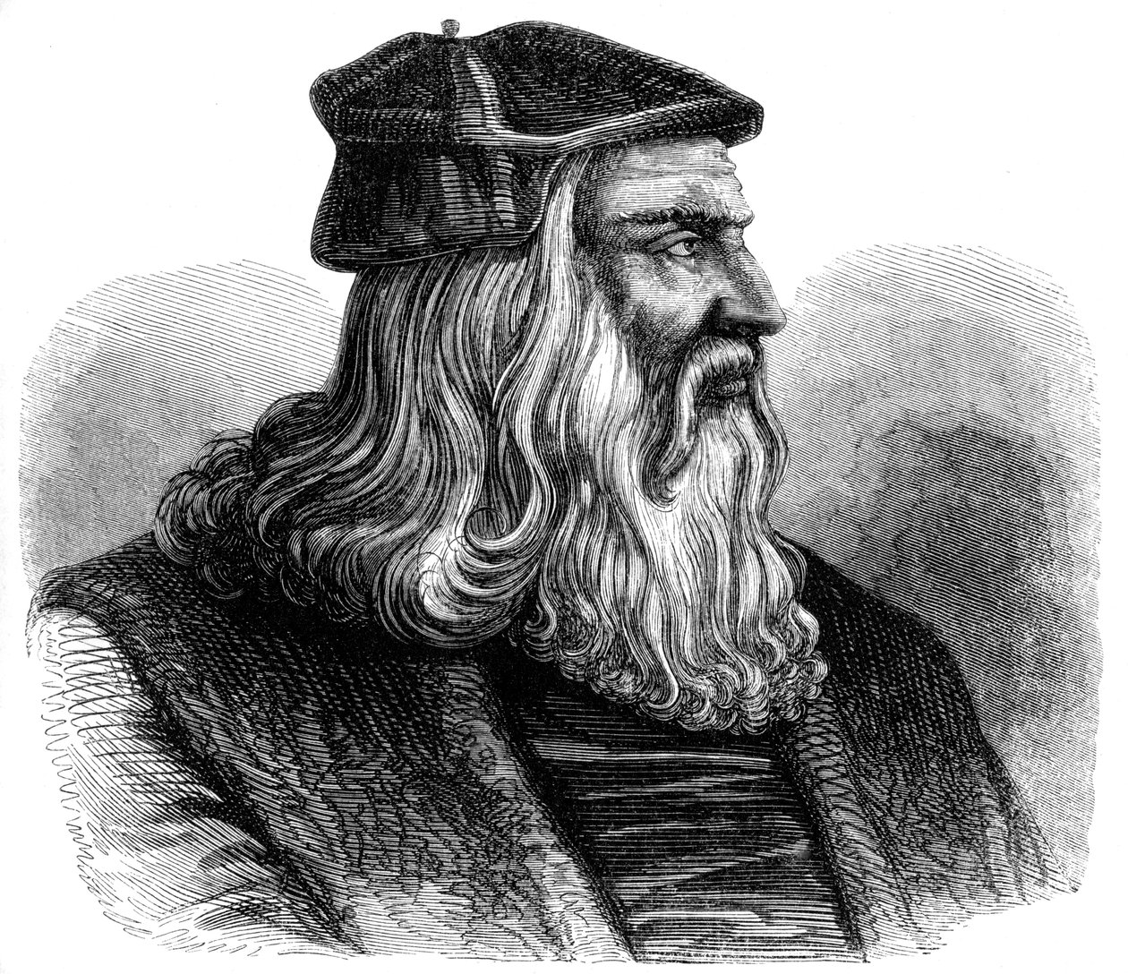 达芬奇（Leonardo da Vinci）1452-1519，16世纪1849年 作者 不明