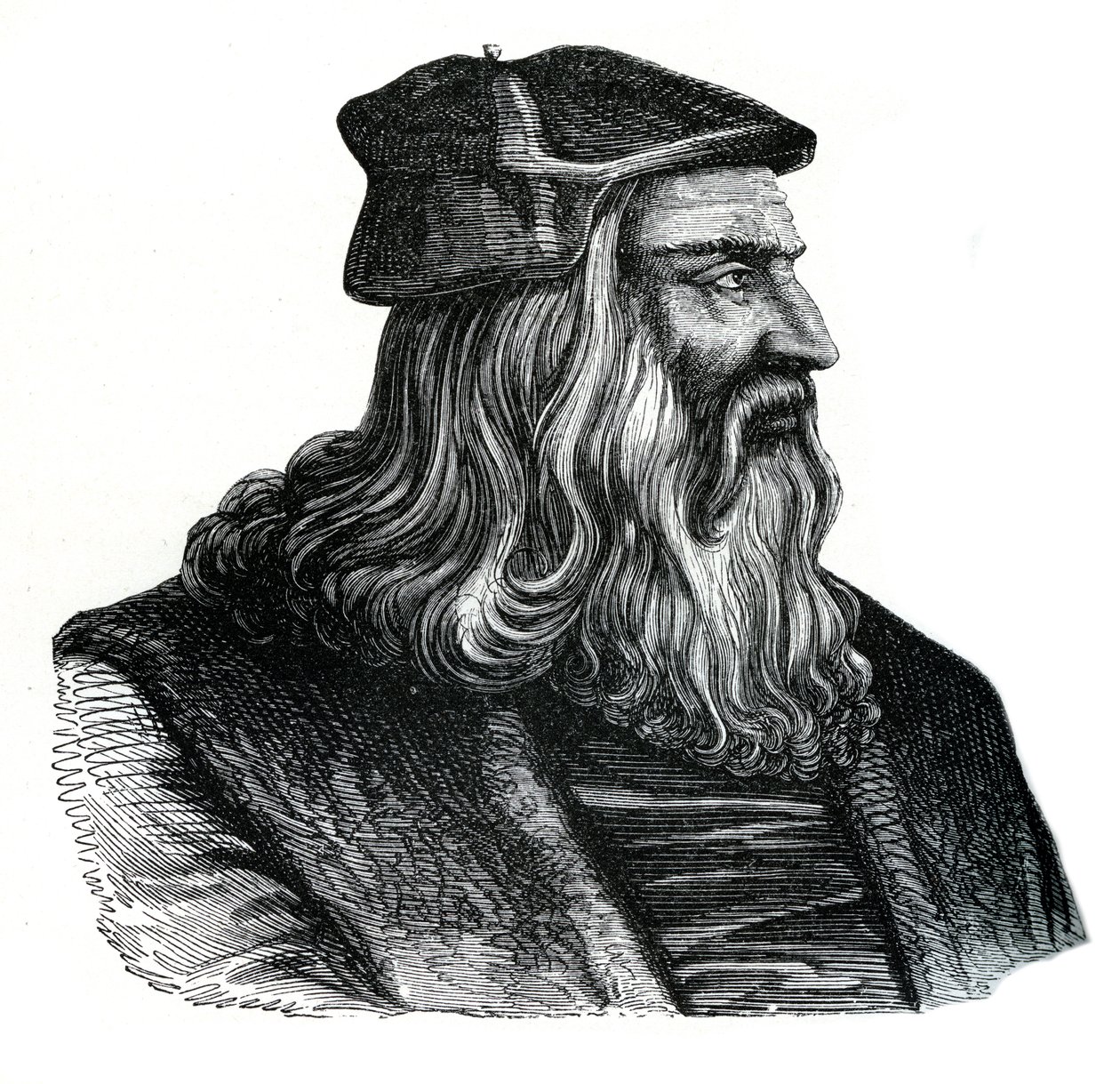 达芬奇（Leonardo da Vinci），16世纪，1870年 作者 不明