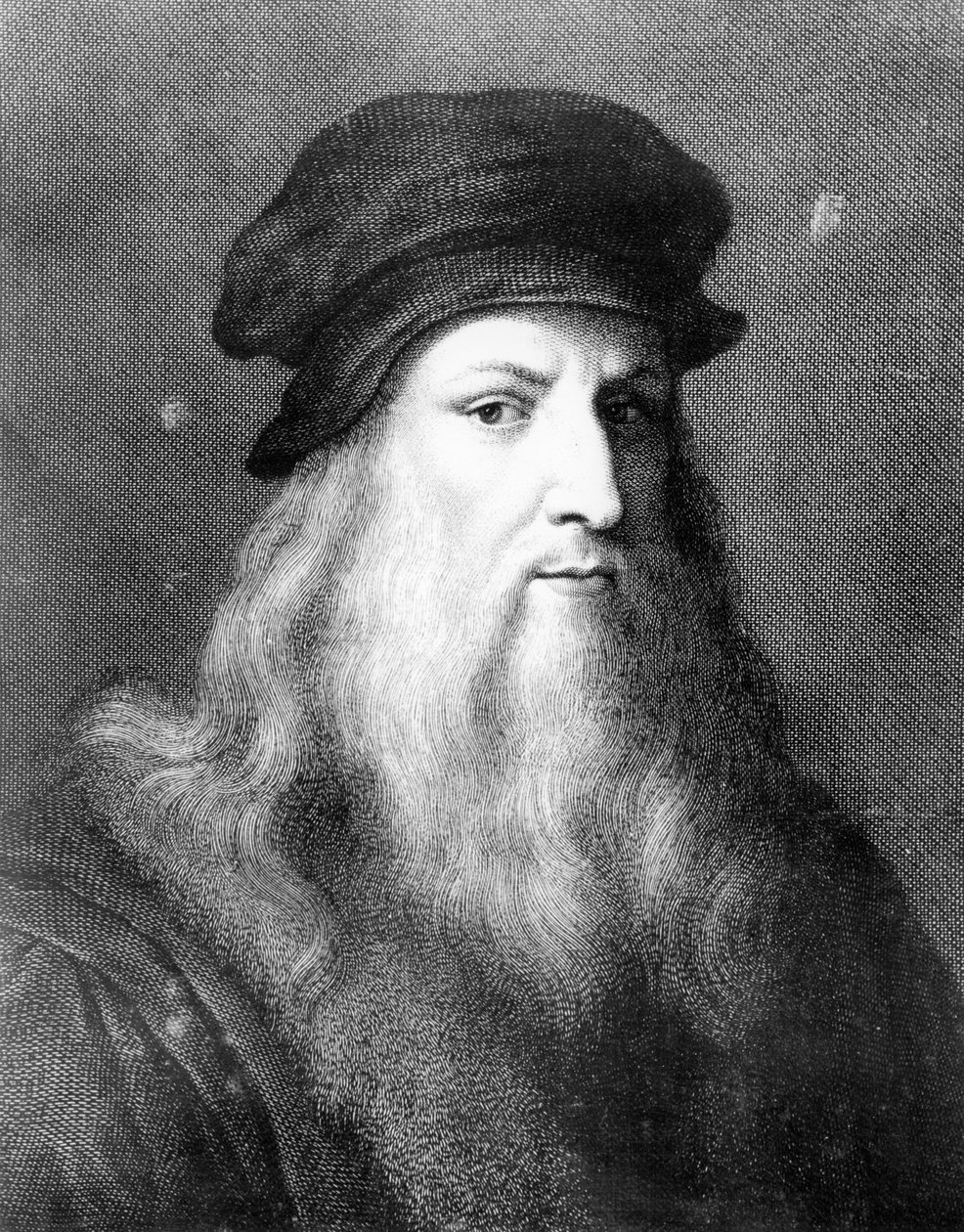 达芬奇（Leonardo da Vinci），意大利艺术家，工程师，科学家和发明家，1864年 作者 不明