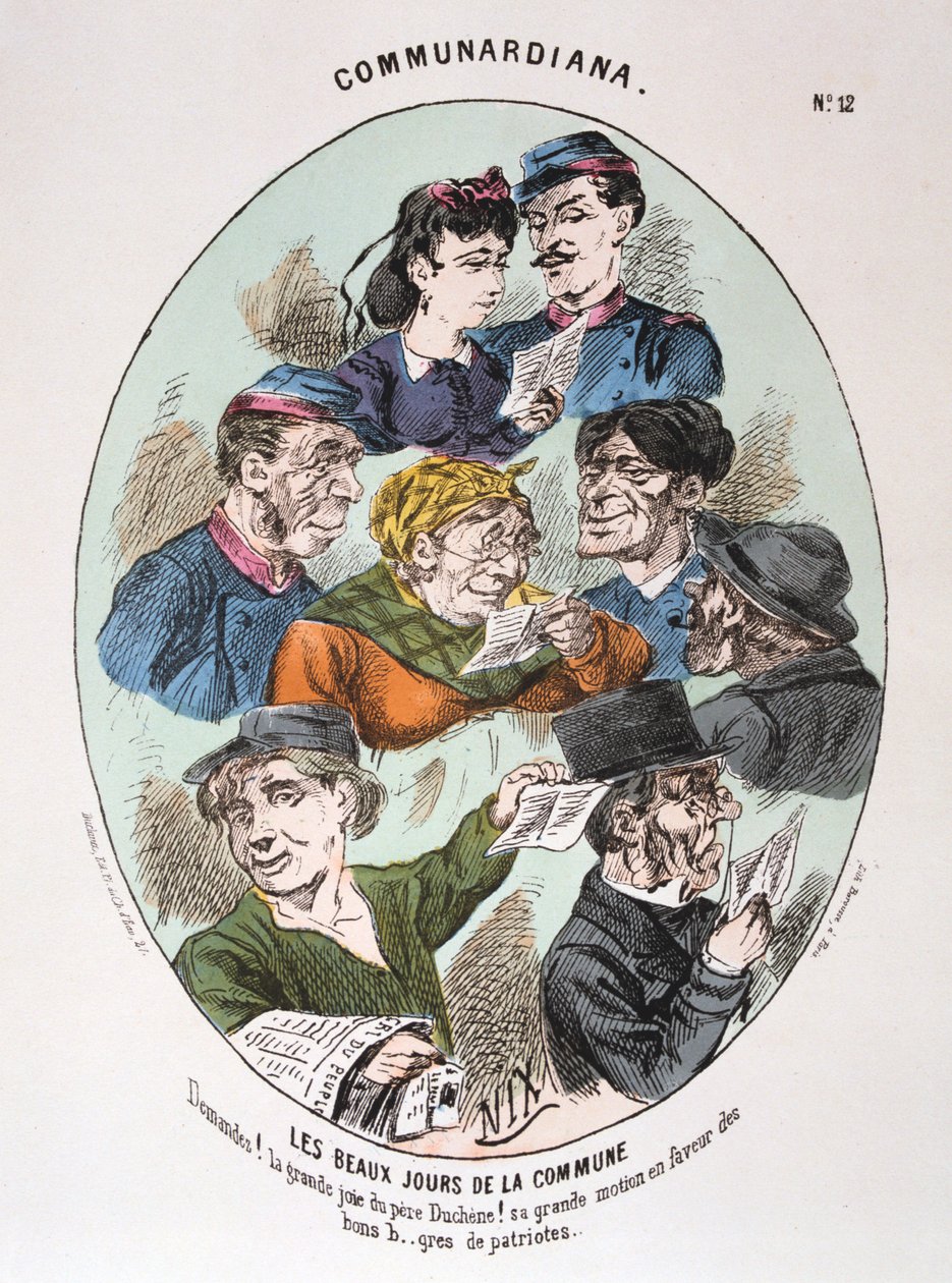 公社的美好日子，1871年 作者 不明
