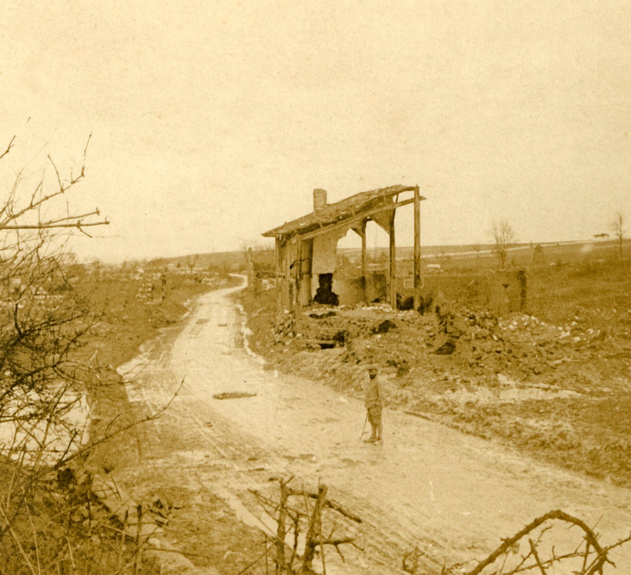 莱胡鲁斯（Le Hurlus），法国北部，c1914-c1918 作者 不明