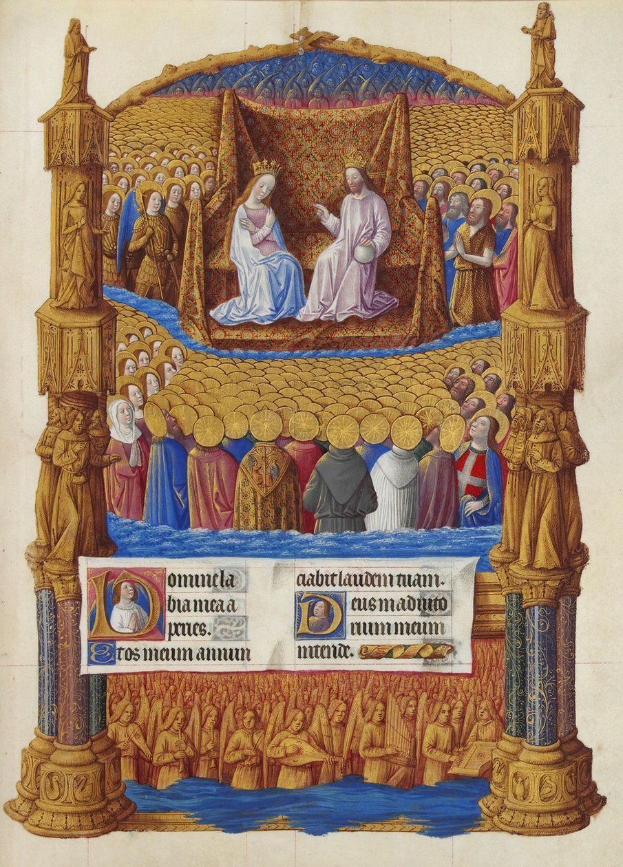 Les Très Riches Heures du Duc de Berry, Folio 126r - Paradise 作者 不明