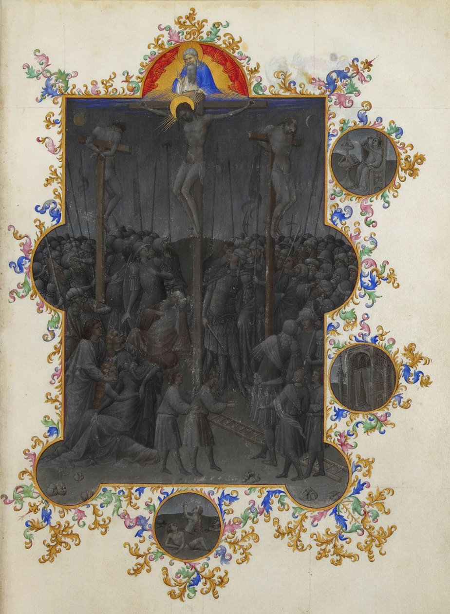 Les Très Riches Heures du Duc de Berry, Folio 153r - The Death of Christ 作者 不明