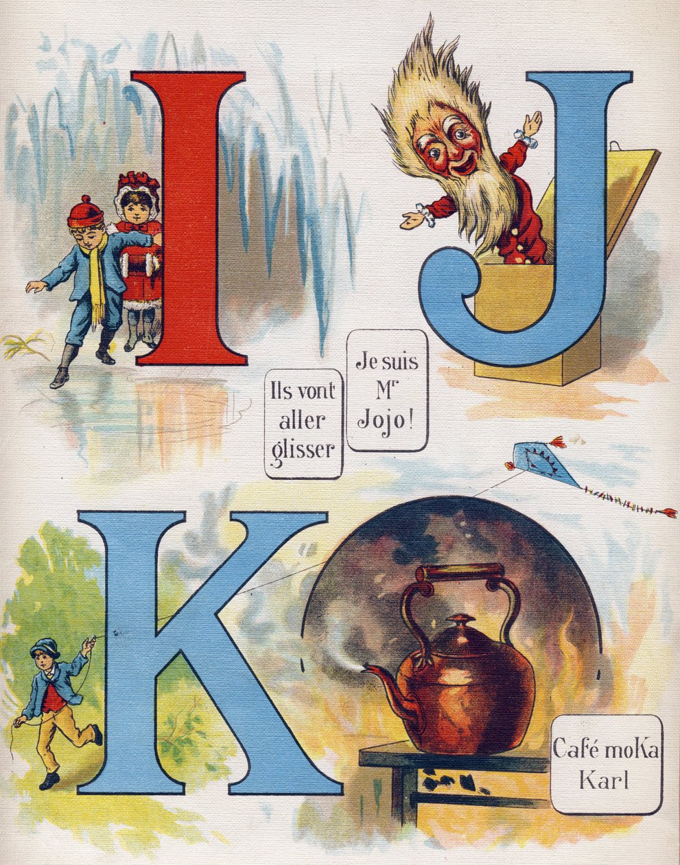Letter I, J and K: They