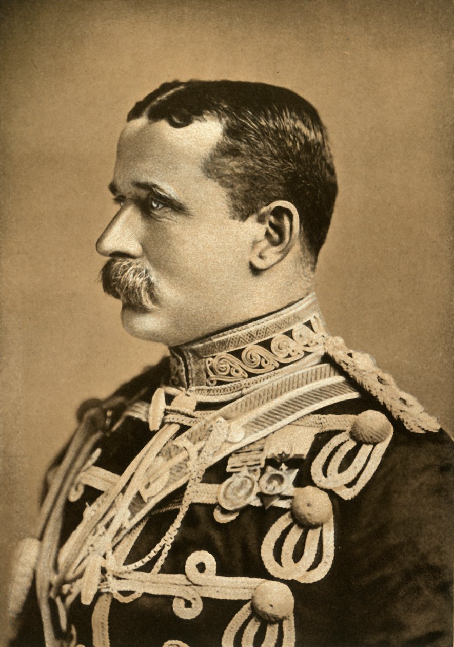 J.D.P.French中尉"，1900年。 作者 不明