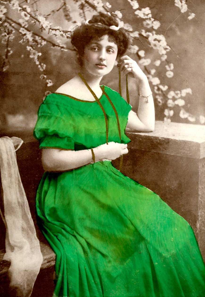 莉莲·布雷思韦特（Lilian Braithwaite）1873-1948年，英国女演员，1907年 作者 不明