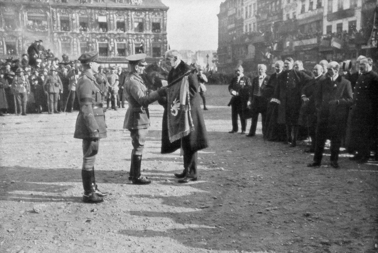 里尔于1918年10月17日被法国第5军解放 作者 不明