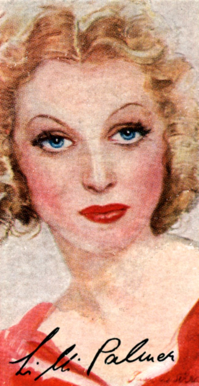 莉莉·帕尔默（Lilli Palmer），1914-1986年，德国出生，国际女演员，二十世纪 作者 不明