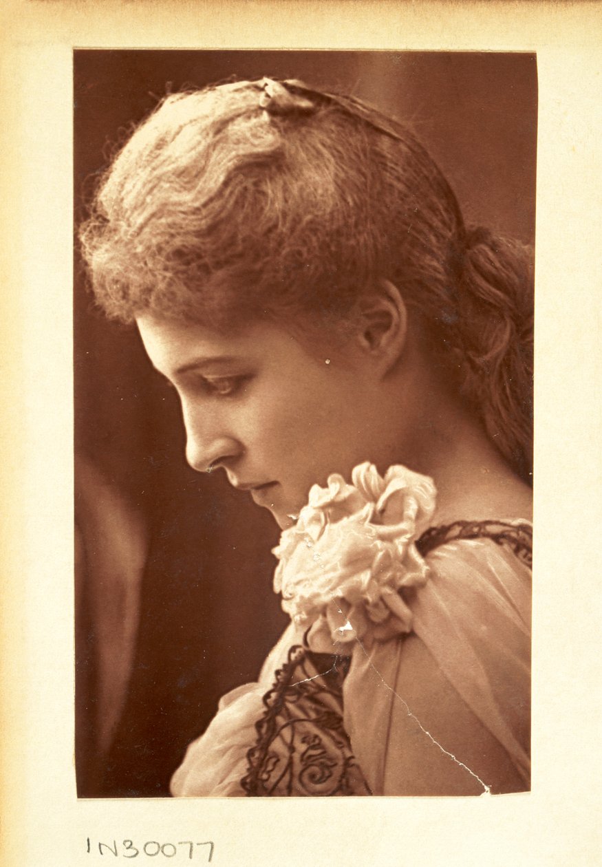Lillie Langtry在 "危险 "中，约1885年 作者 不明
