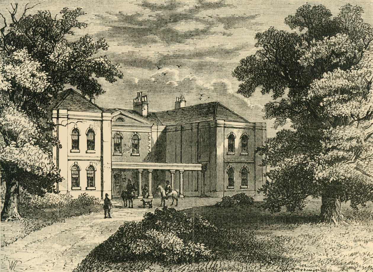 莱特·格罗夫（Lime Grove），普特尼（Putney），1810年，大约1878年。 作者 不明