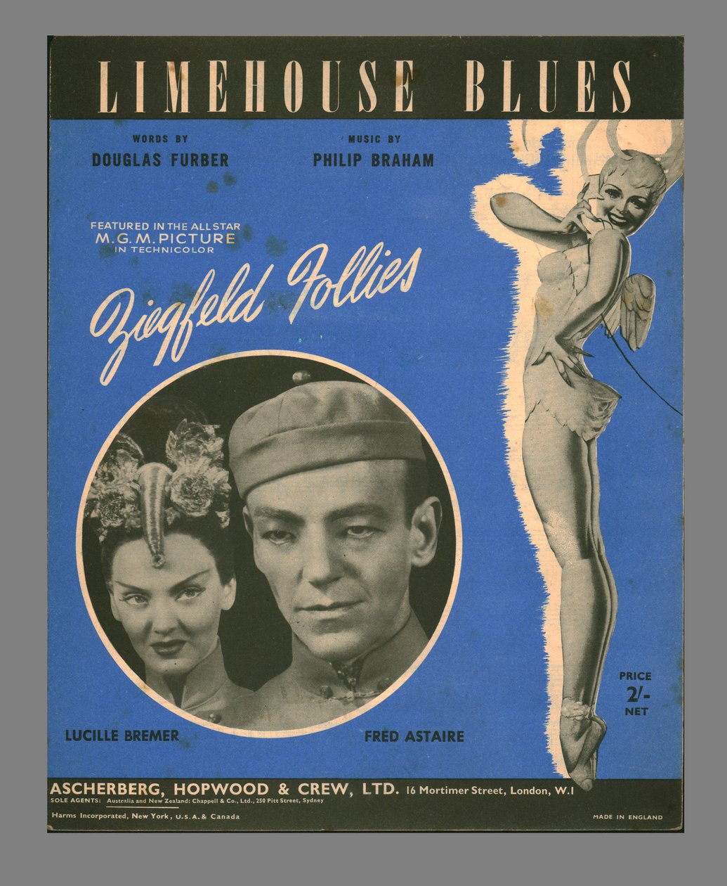 Limehouse Blues，活页乐谱，1945年。 作者 不明