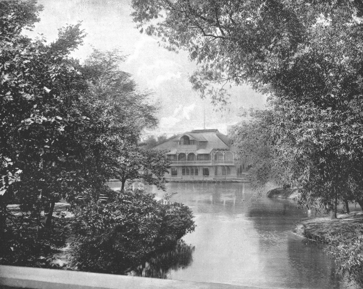 林肯公园（Lincoln Park），美国伊利诺伊州芝加哥市，摄于1900年。 作者 不明