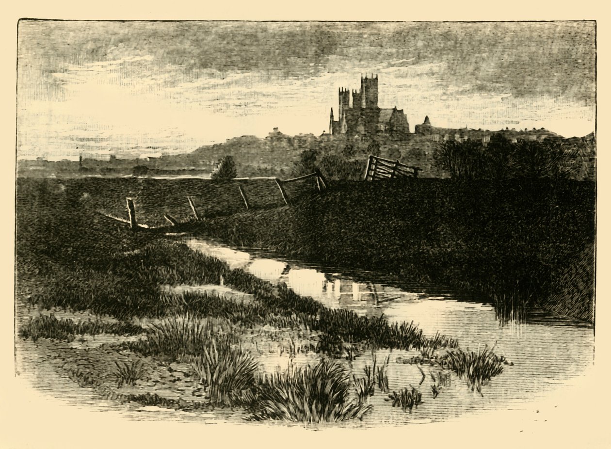 林肯（Lincoln），来自Witham Bank，1898年。 作者 不明