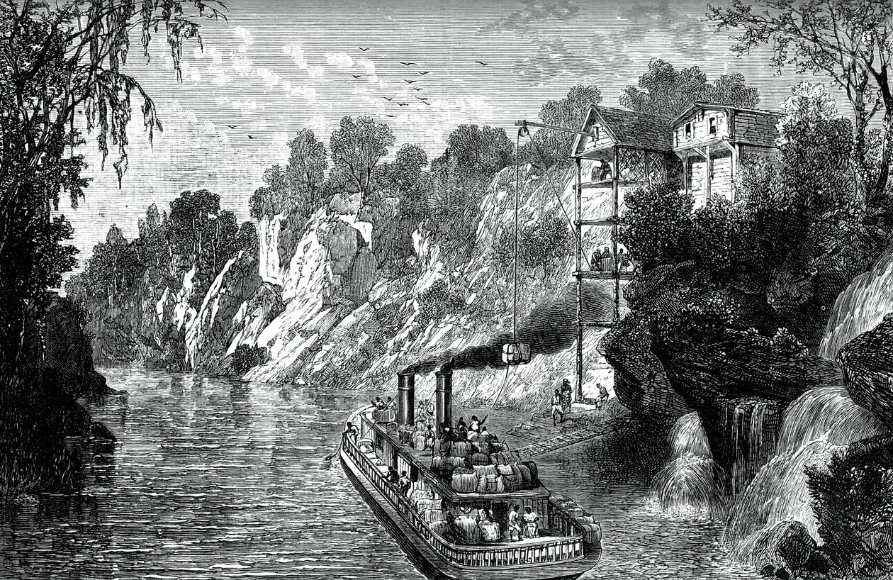 装载棉花蒸笼，c1880 作者 不明