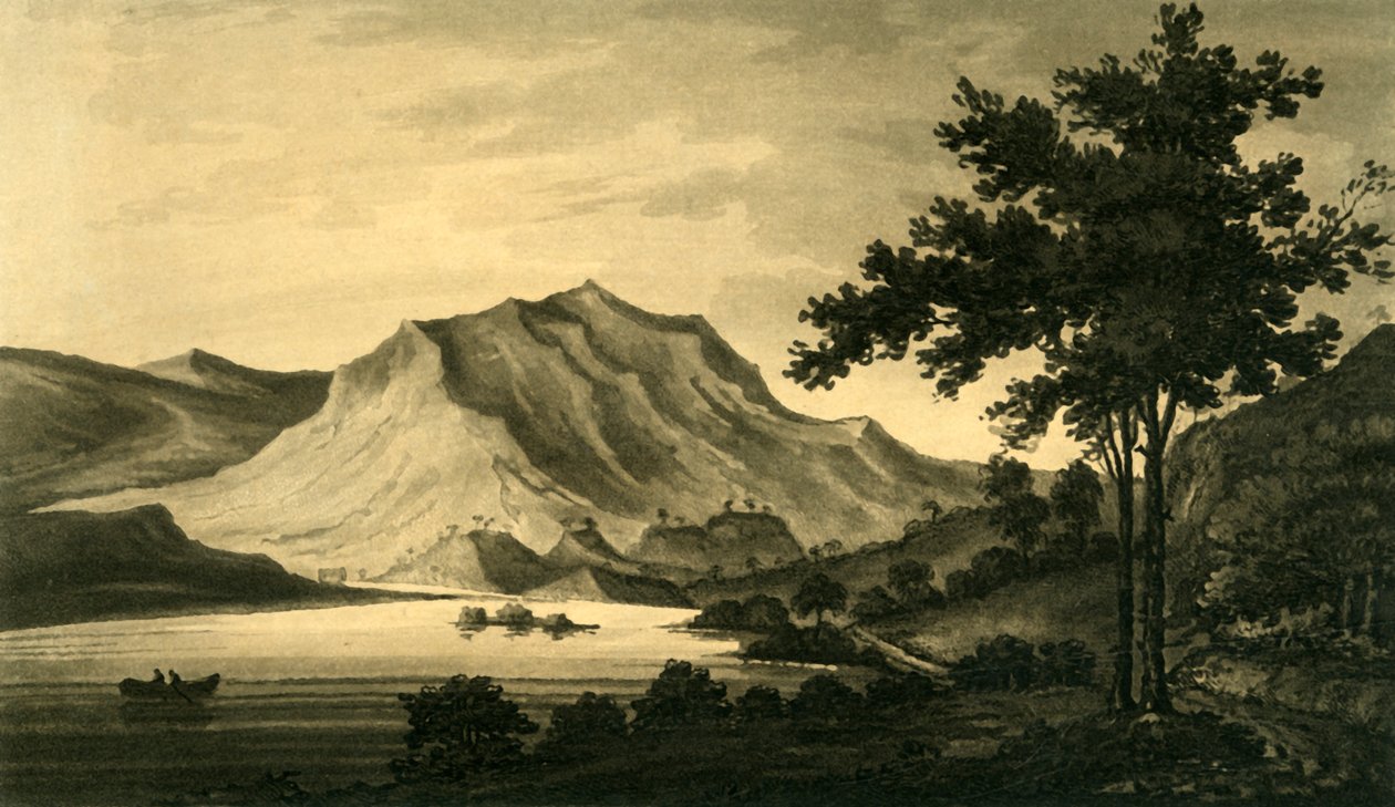 阿奇雷湖（1802） 作者 不明