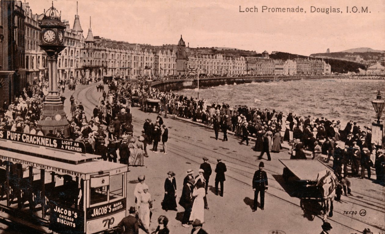 马恩岛道格拉斯湖长廊，约1920年 作者 不明